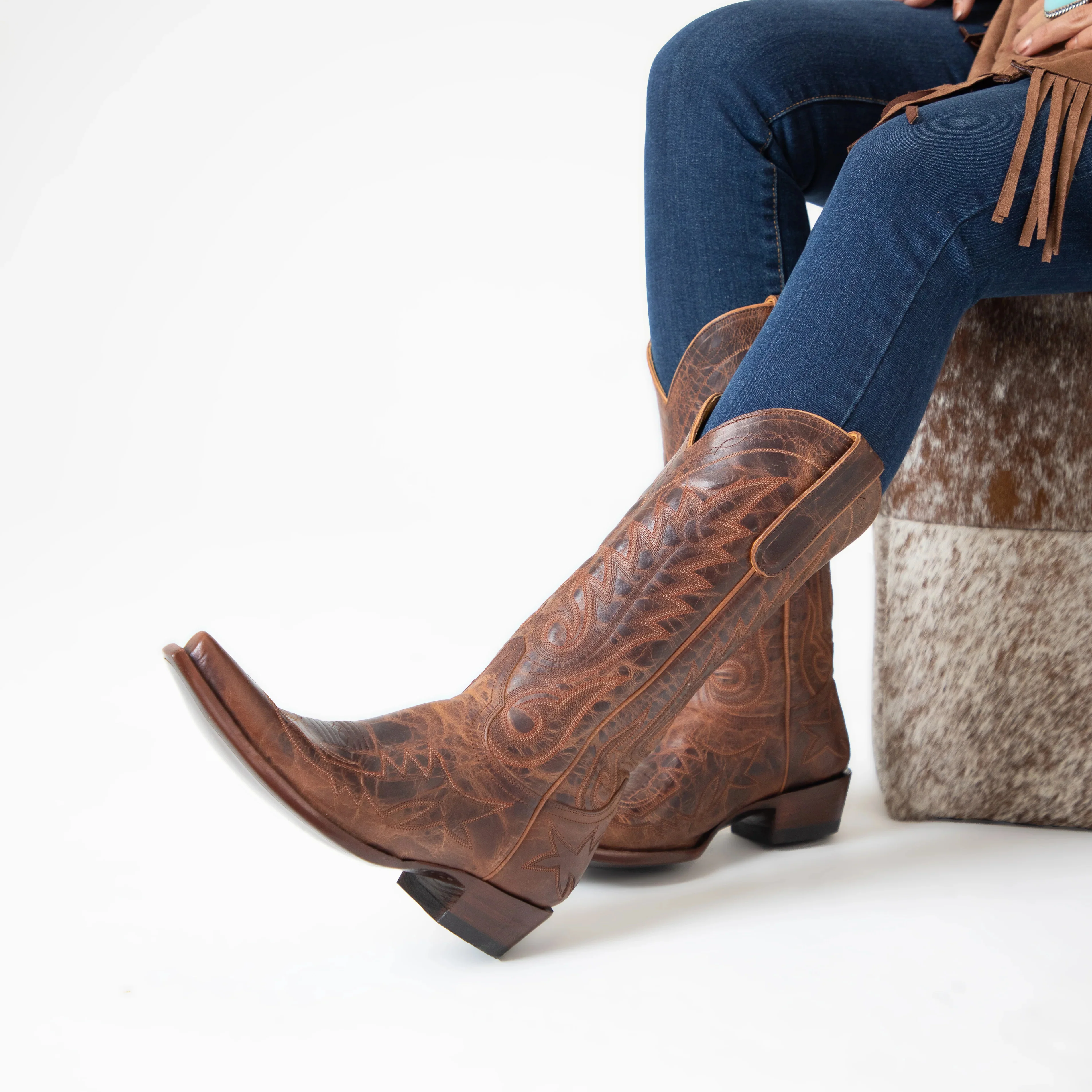 Old Gringo Nevada Peanut Rust Women's Boot L175-601 - Image 5