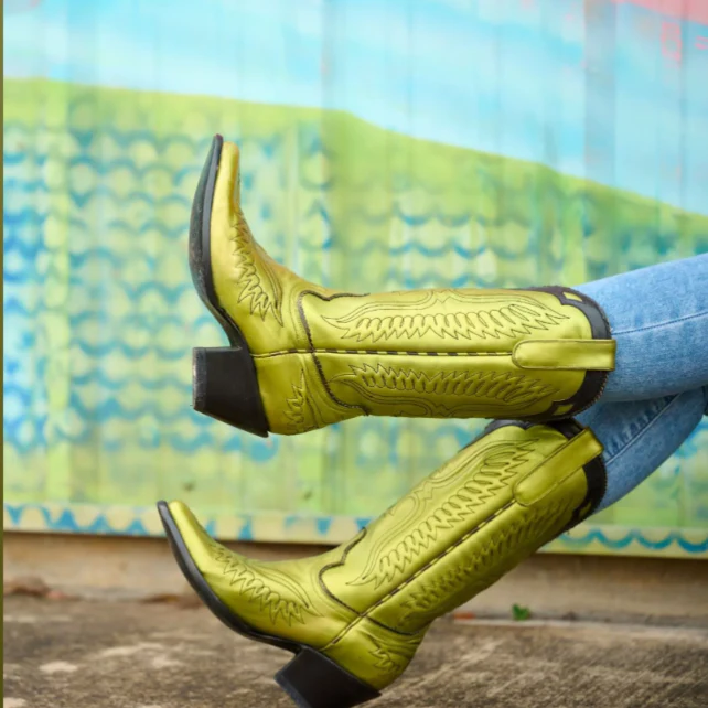 Old Gringo Eagle Sponge Green Women's Boot L3753 - Image 4