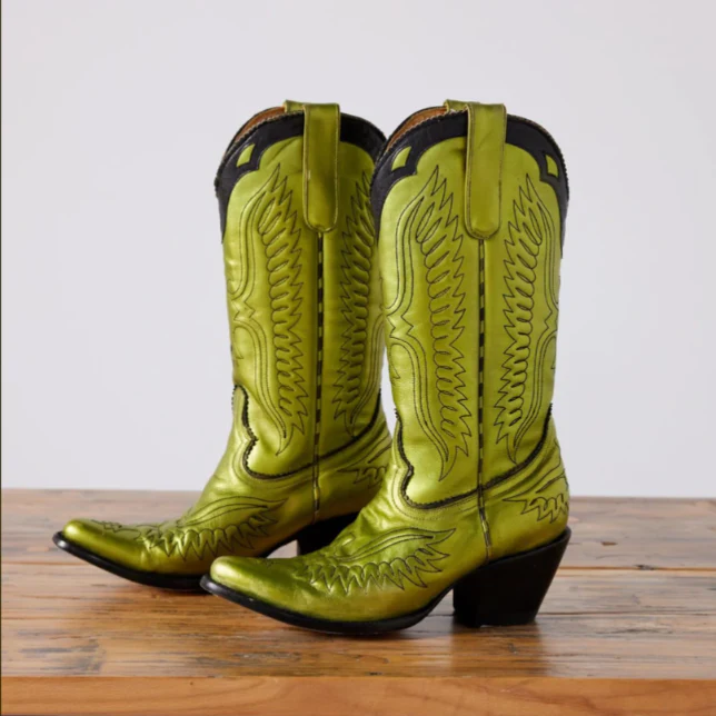 Old Gringo Eagle Sponge Green Women's Boot L3753 - Image 5