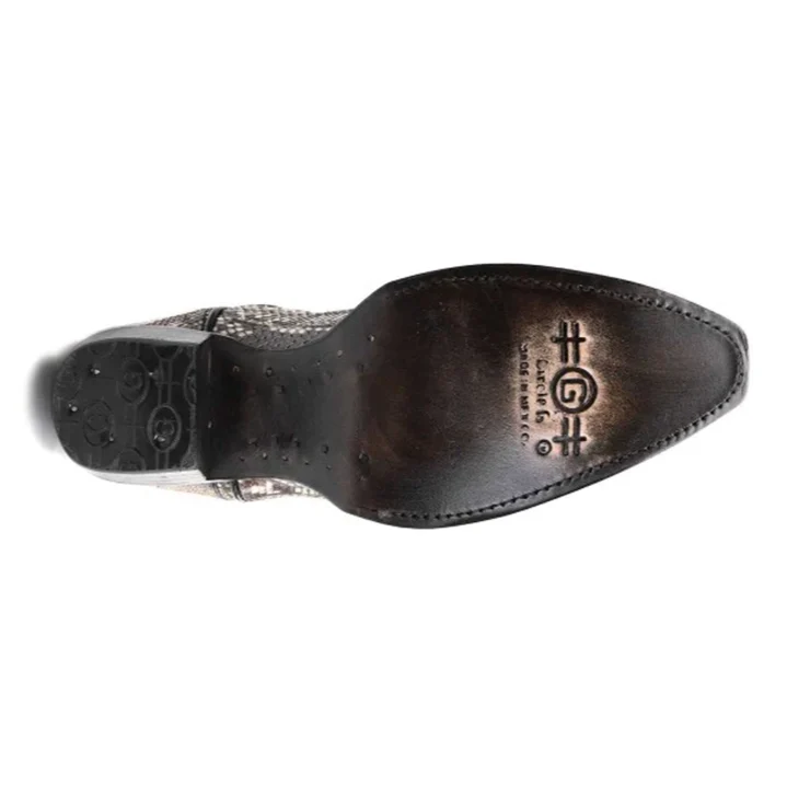Circle G Grey and White Python Women's Boot L5698 - Image 6