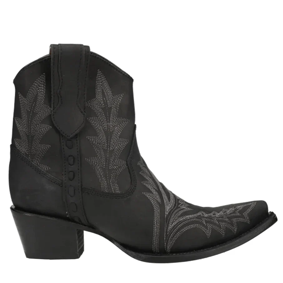 Circle G Embroidery Black Women's Bootie L5701 - Image 2