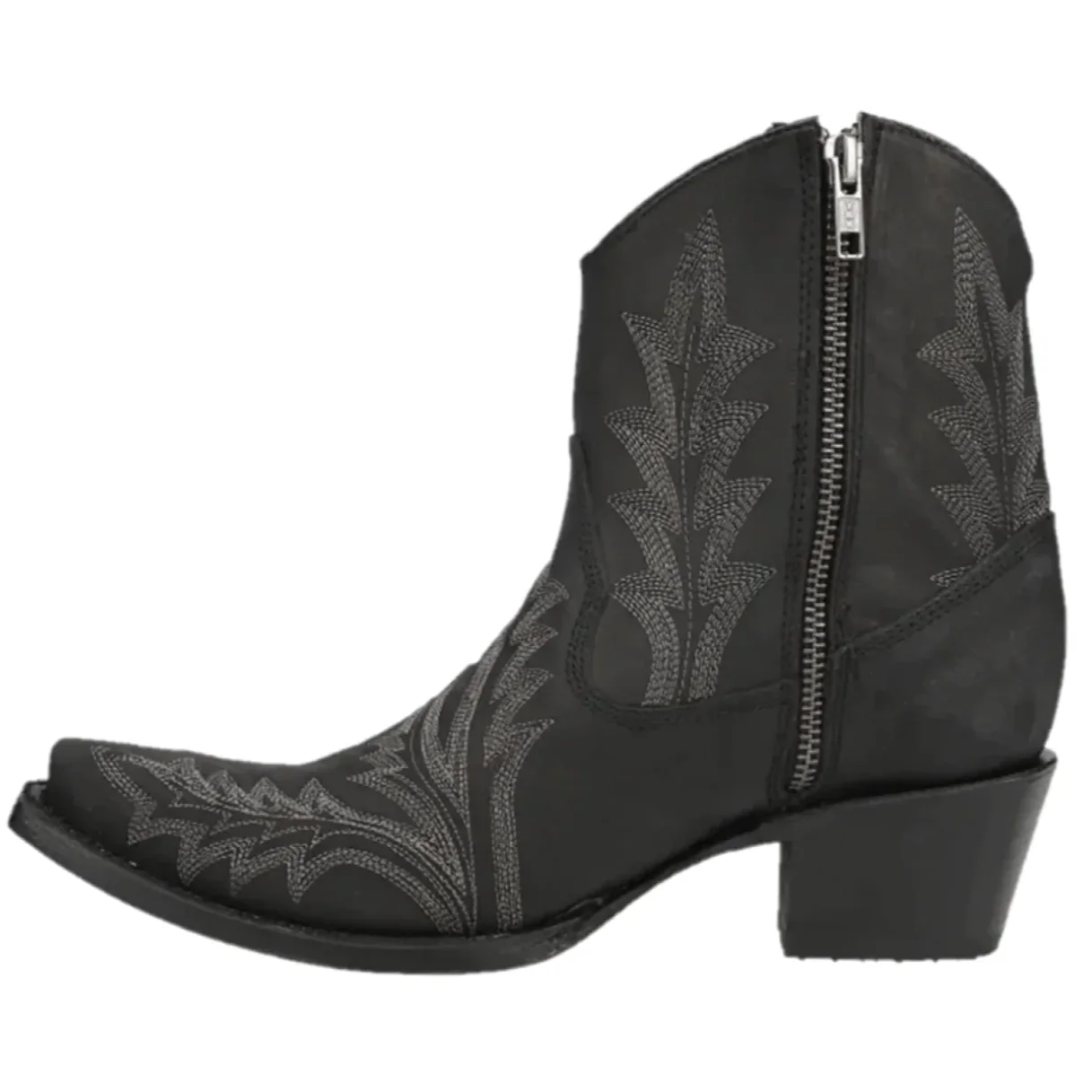 Circle G Embroidery Black Women's Bootie L5701 - Image 3