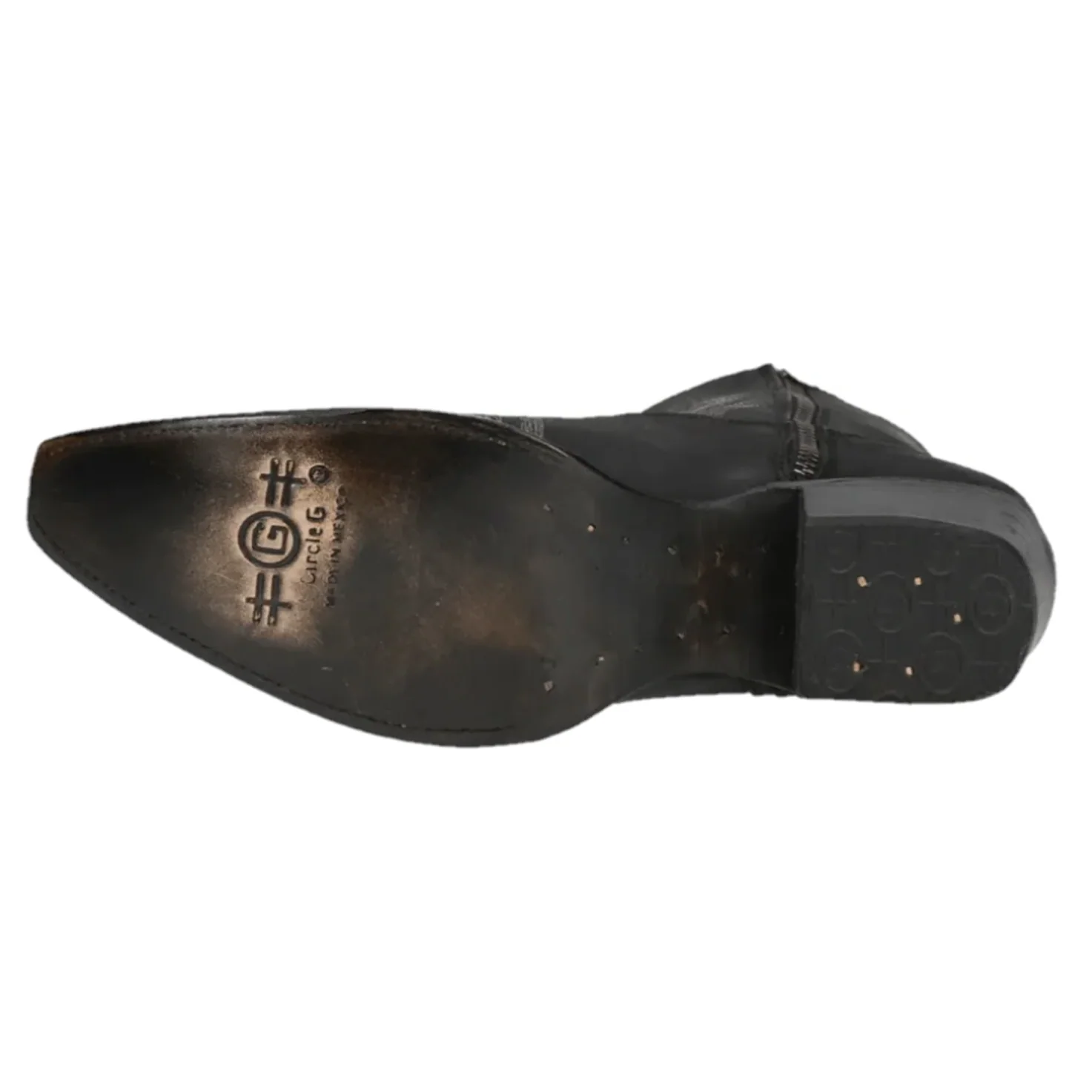 Circle G Embroidery Black Women's Bootie L5701 - Image 5