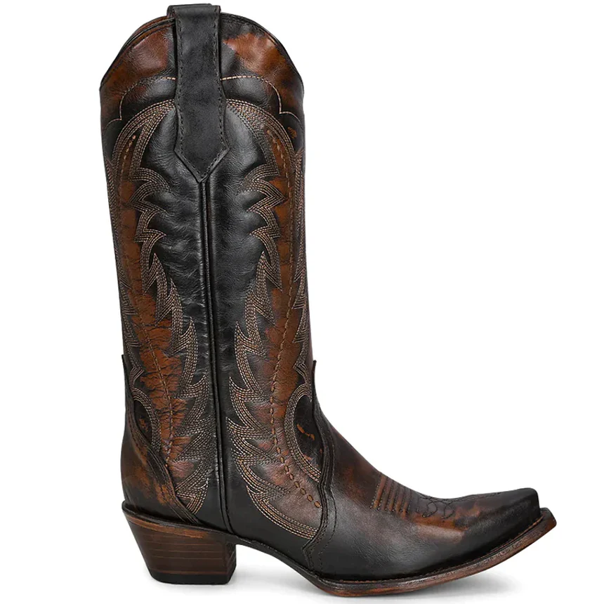 Circle G Brown Embroidery Triad Women's Boot L5872 - Image 2