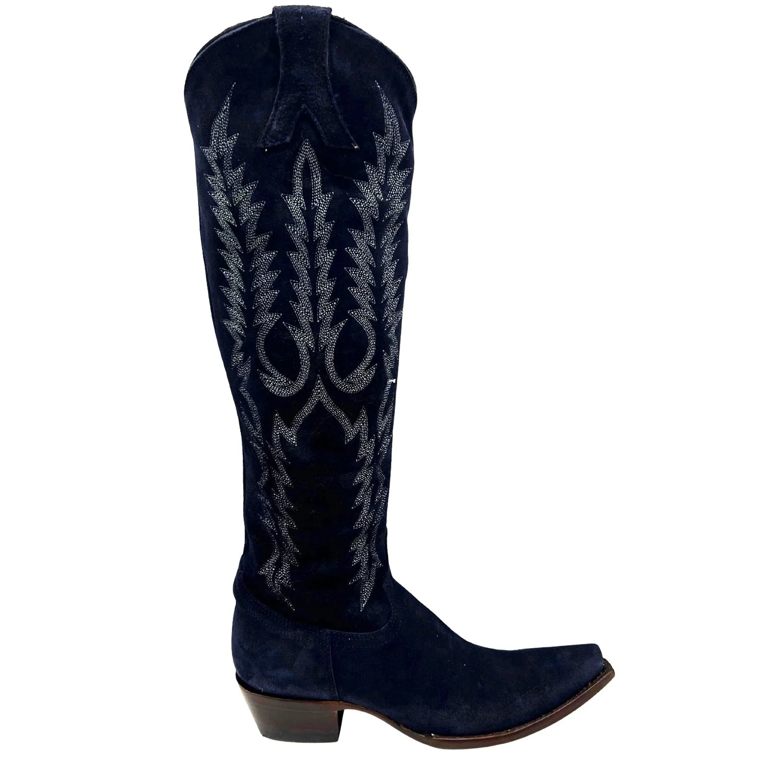 Old Gringo Mayra Navy Tall Suede Women's Boot L601 - Image 2