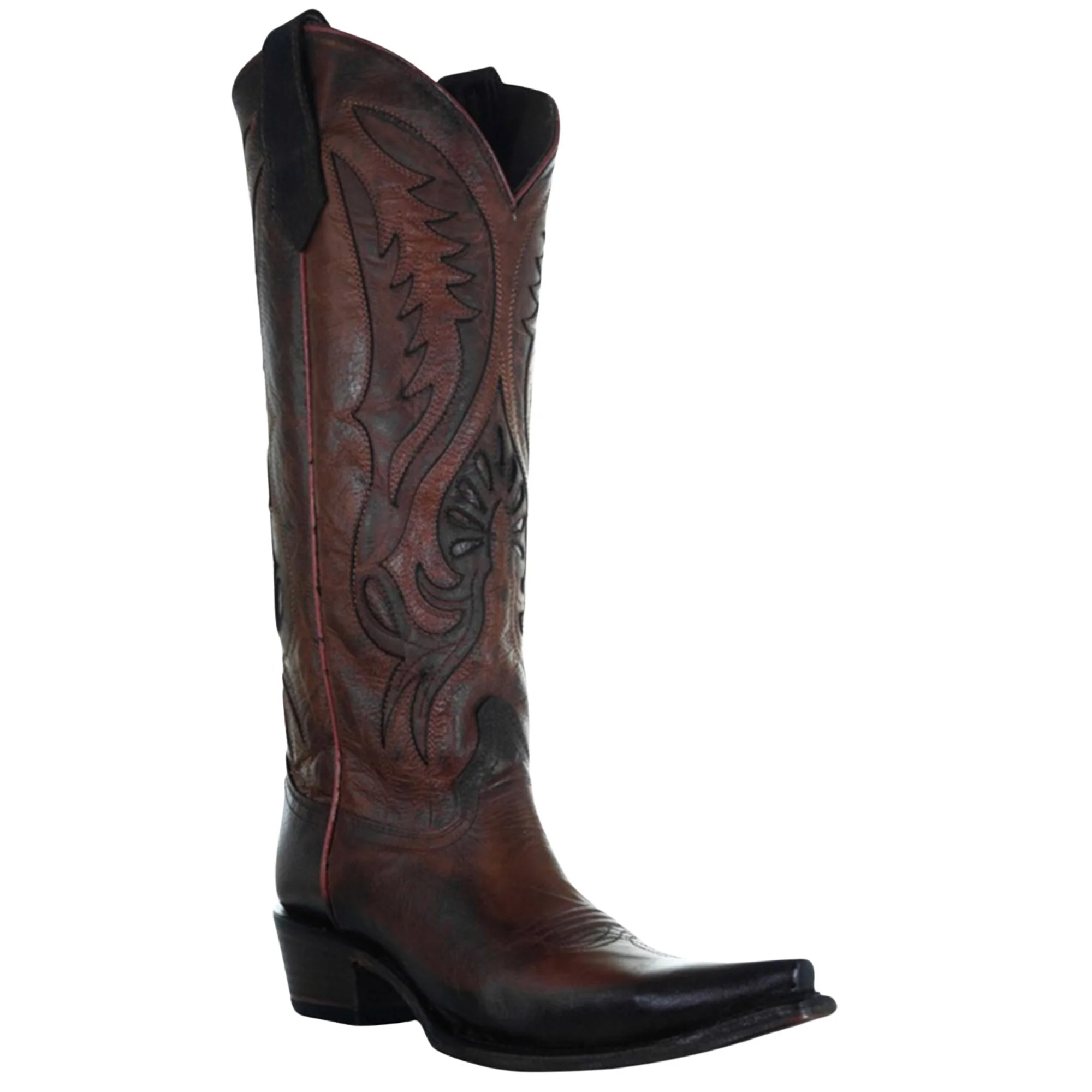 Circle G Tall Bronzy Inlay Women's Boot L6085