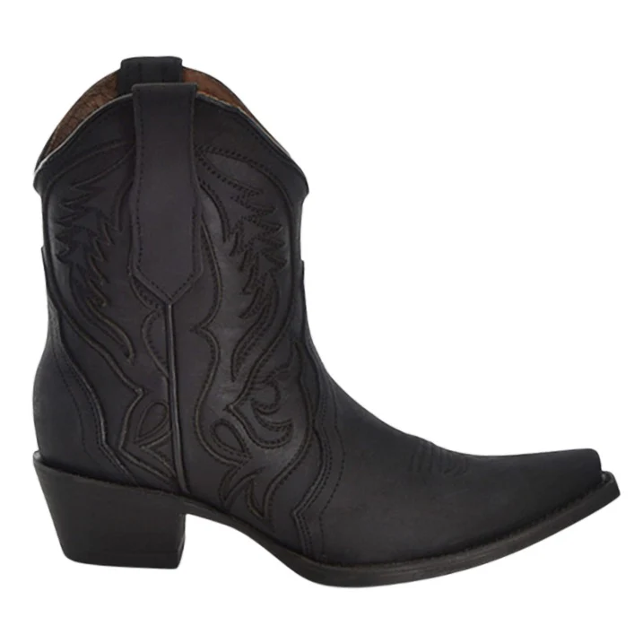Corral Black Embroidery Women's Bootie L6090 - Image 2