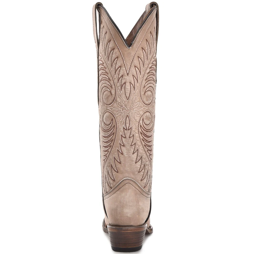 Circle G Distressed Sand Embroidery Women's Boot L6116 - Image 4