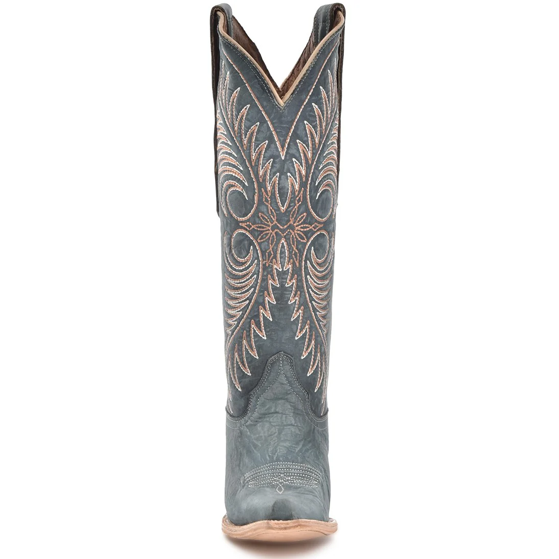 Circle G Distressed Blue Embroidery Women's Boot L6120 - Image 3