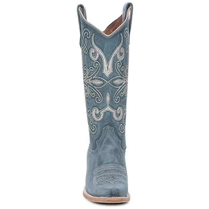 Circle G Embroidery and Blue Women's Boot L6275 - Image 3