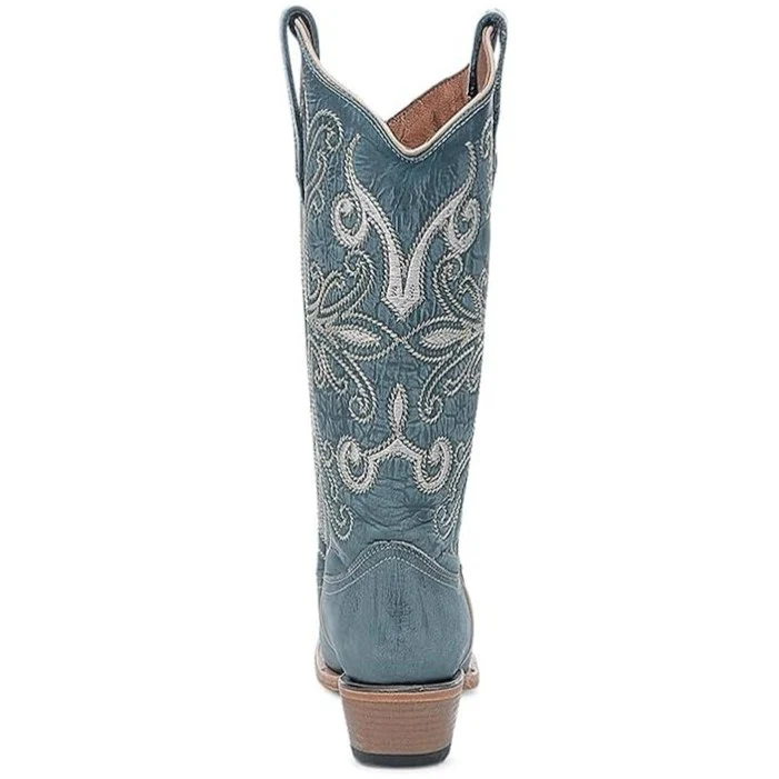 Circle G Embroidery and Blue Women's Boot L6275 - Image 4