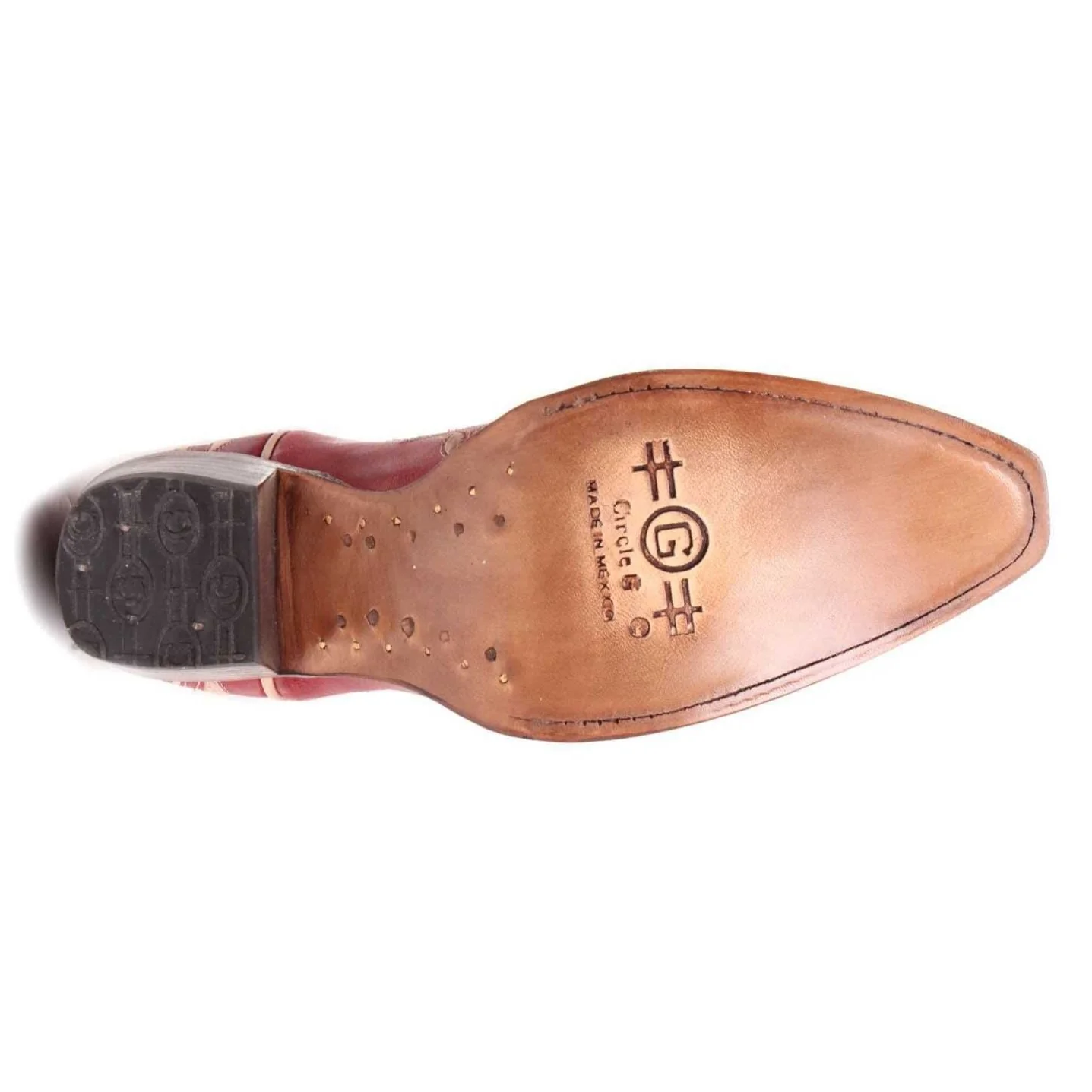 Circle G Red Embroidery Women's Boot L5760 - Image 4