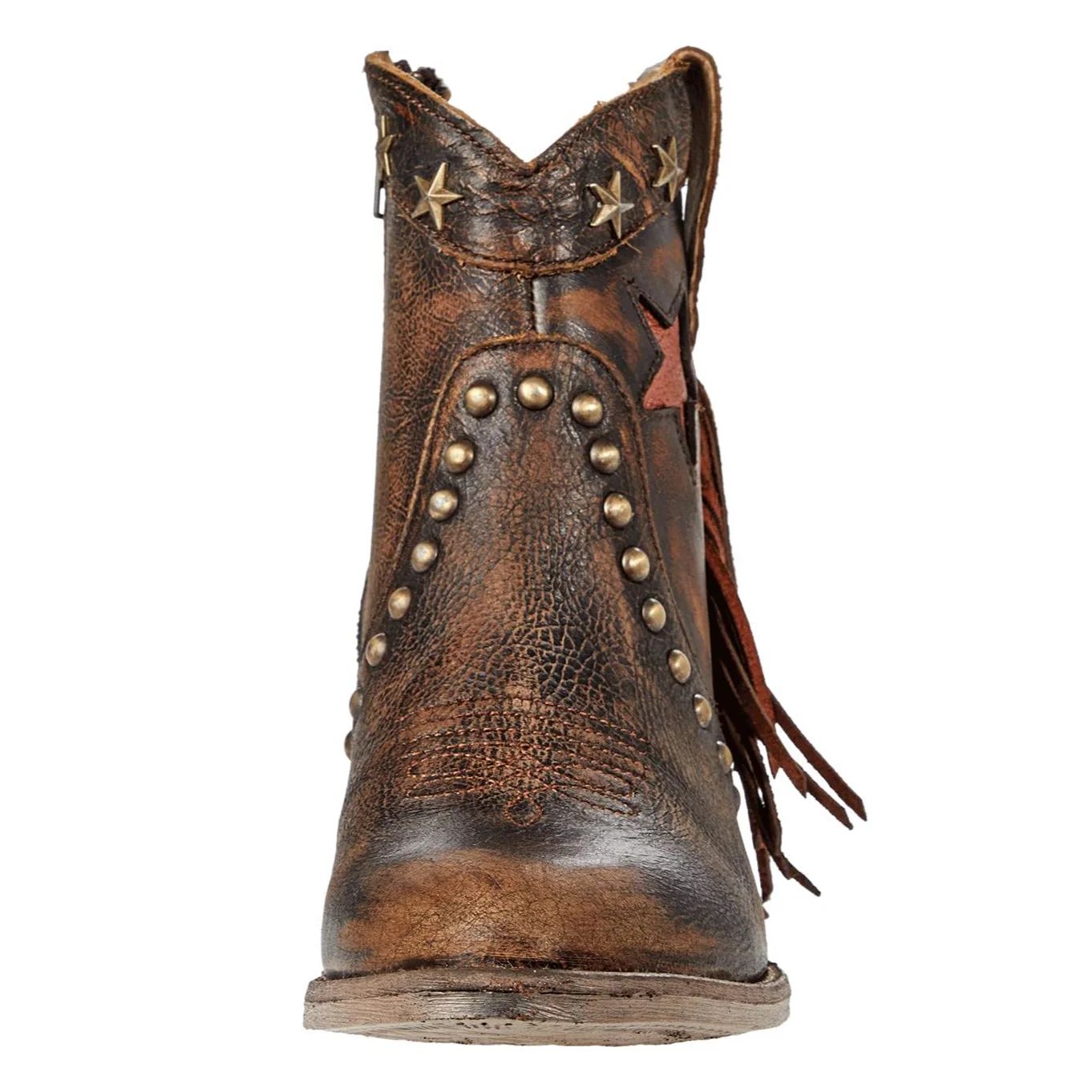 Circle G Star Fringe Women's Bootie Q0181 - Image 4