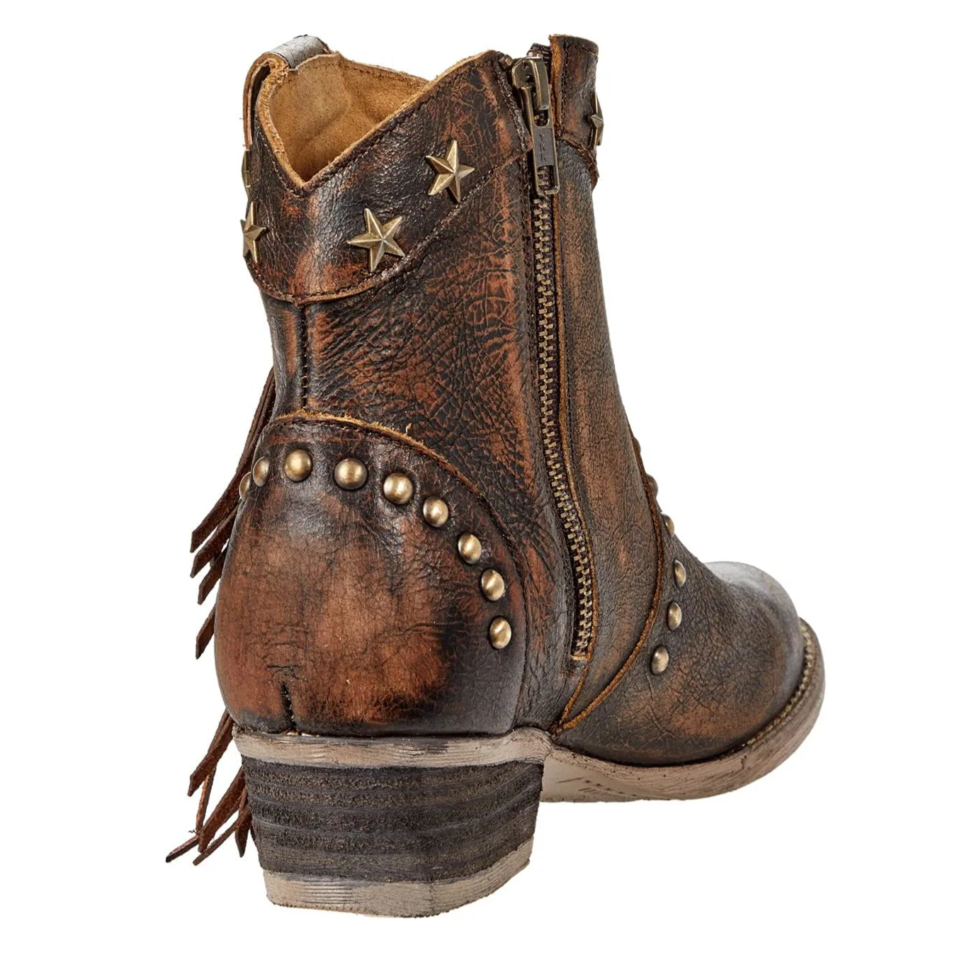 Circle G Star Fringe Women's Bootie Q0181 - Image 5