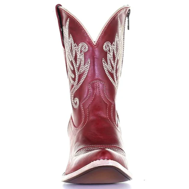 Corral Deep Red Women's Bootie E1667 - Image 3