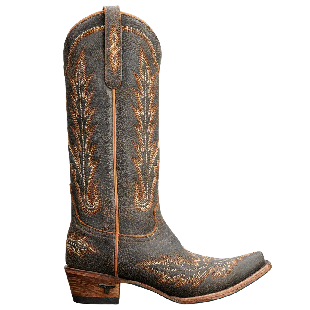 Lane Lexington Brown Crackle Women's Boot LB0488A - Image 2