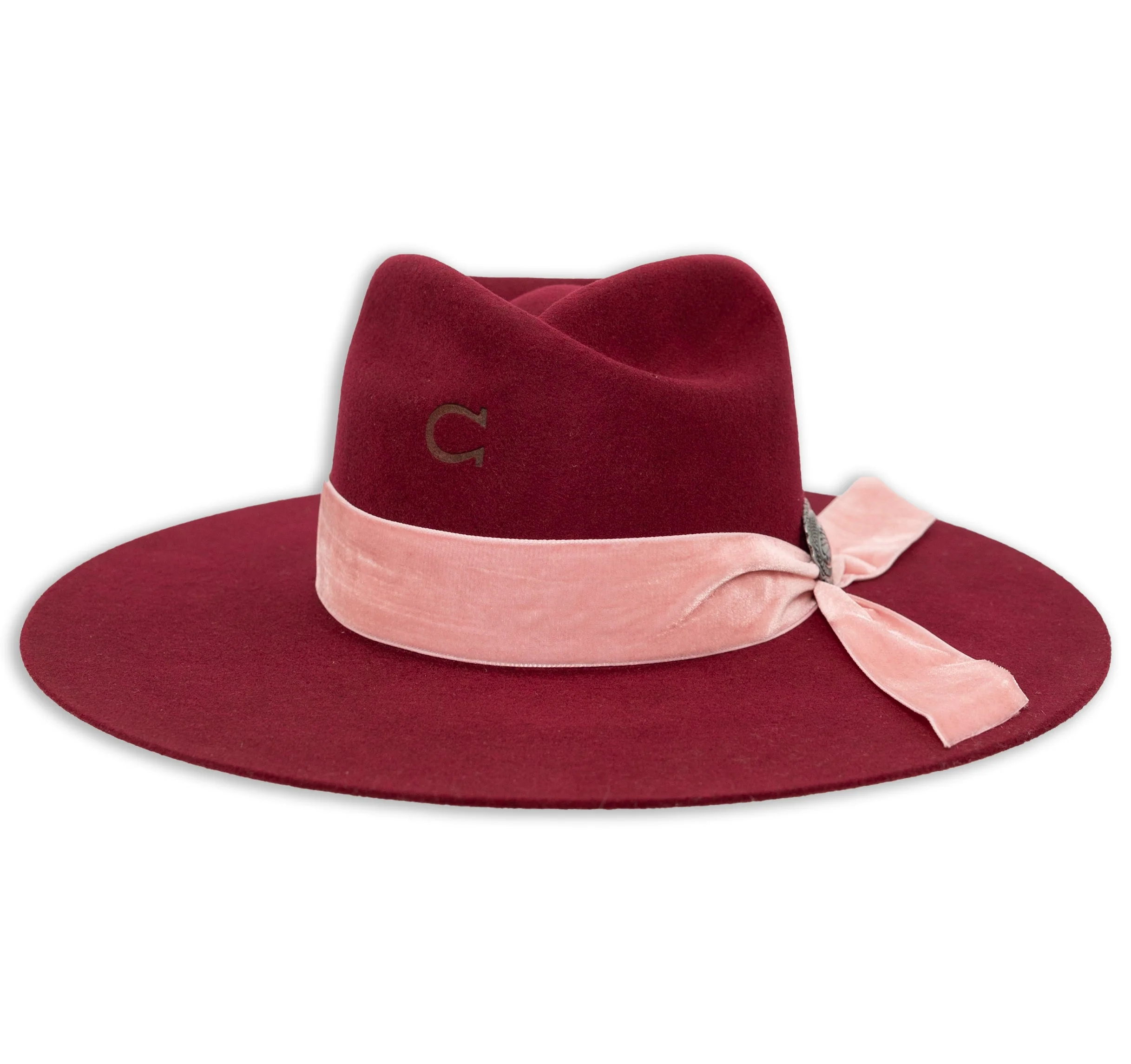 Charlie 1 Horse Lady Bandit Burgundy Wool Hat - Image 3