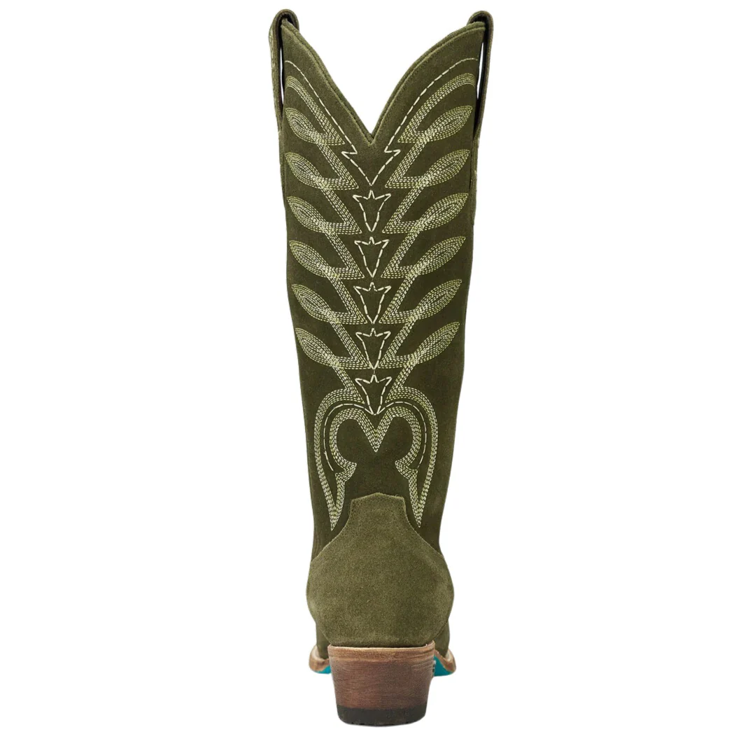 Lane Squash Olive Blossom Suede Women's Boot LB0529B - Image 5