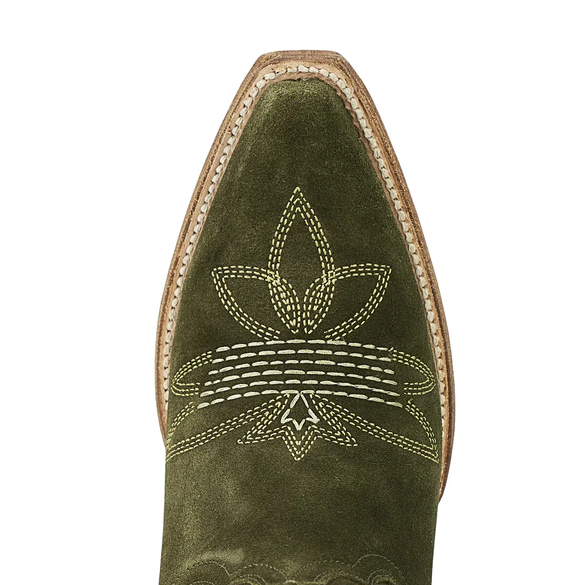 Lane Squash Olive Blossom Suede Women's Boot LB0529B - Image 6
