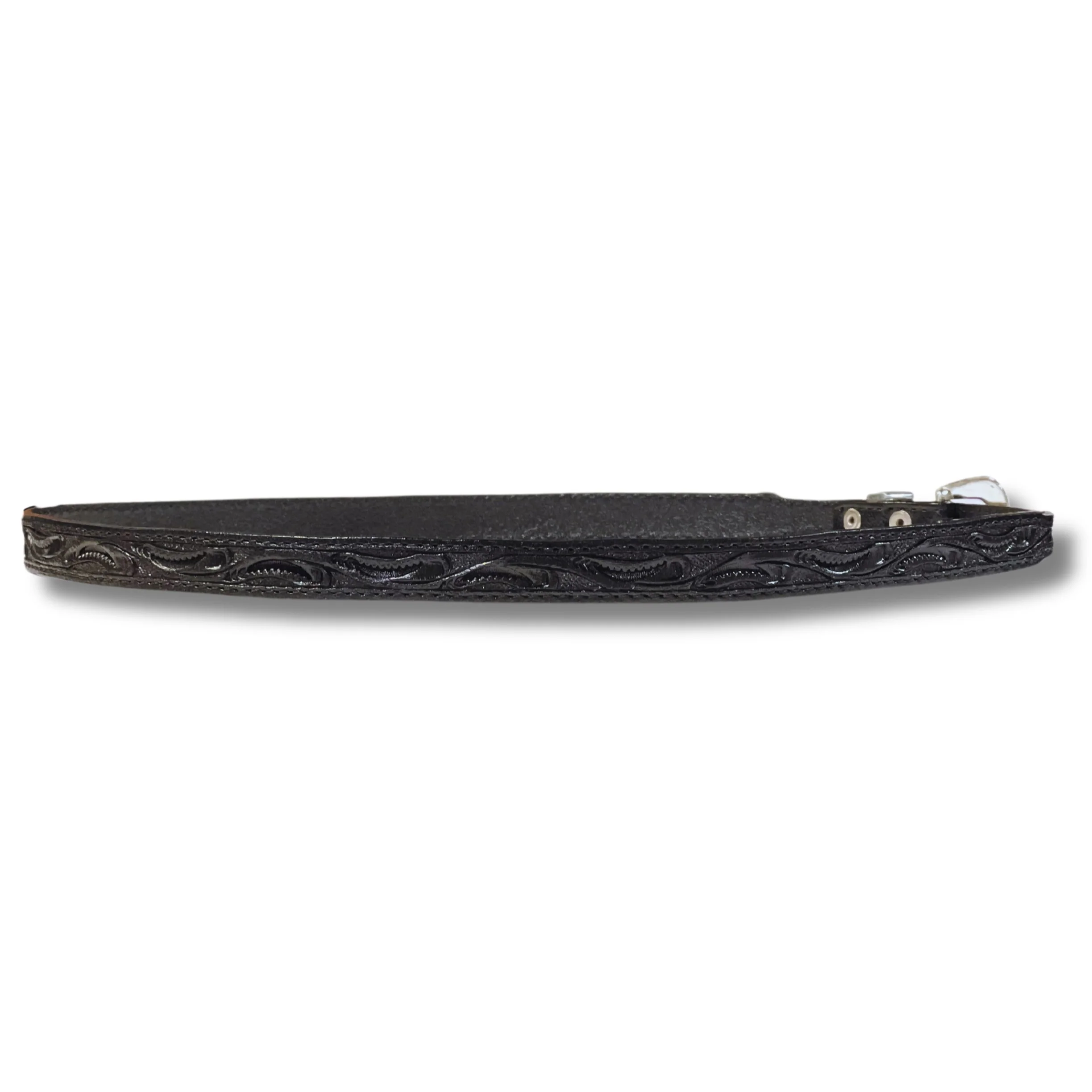 Austin Accent Tooled Black Hatband LC-51 - Image 3