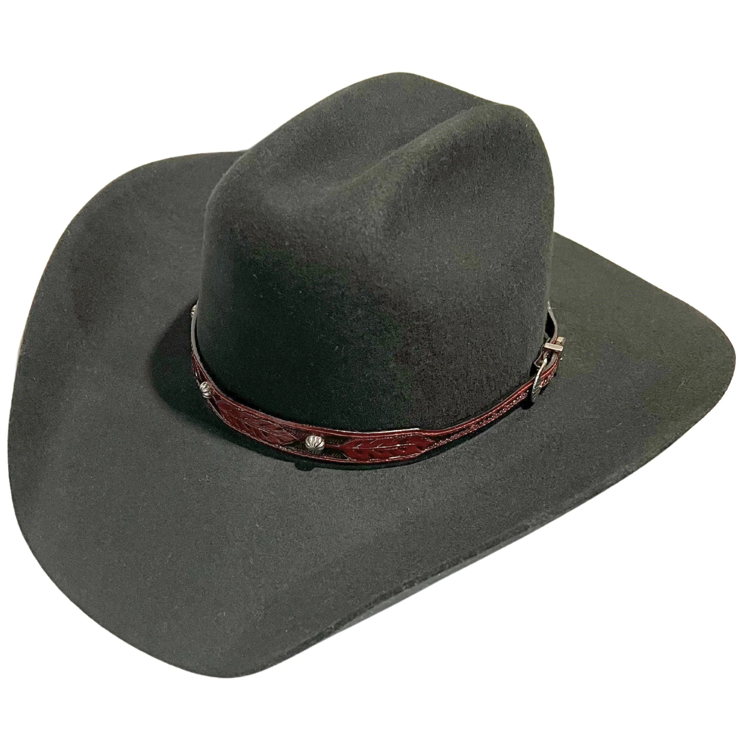 Austin Accent Leather Feather Hatband LC-69F - Image 2