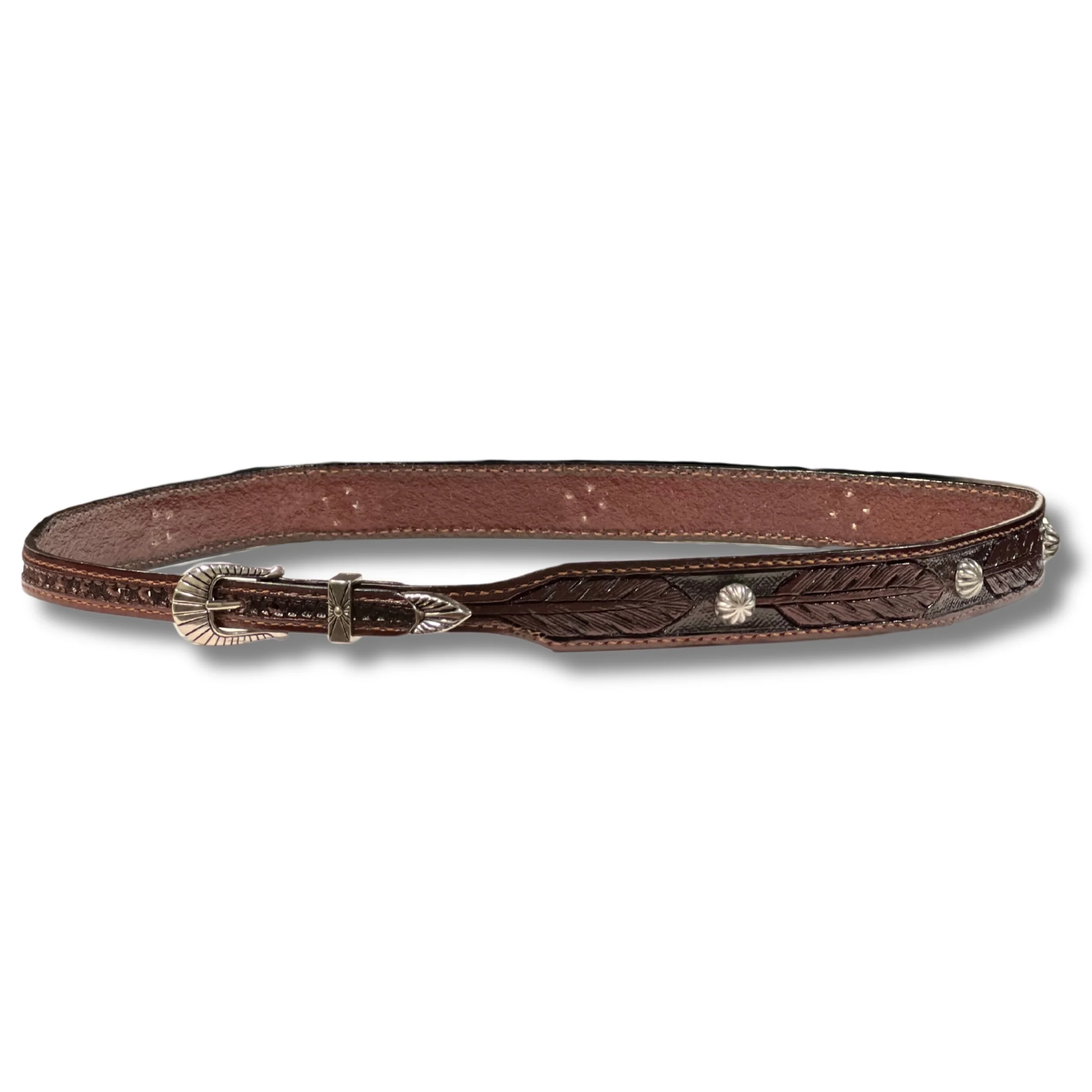Austin Accent Leather Feather Hatband LC-69F - Image 3