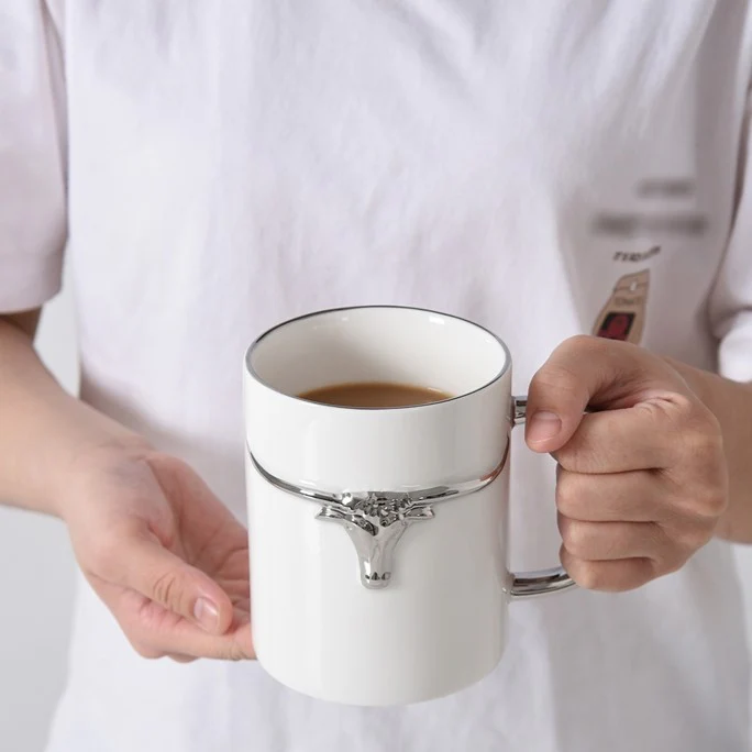 Pampa Bay Porcelain Longhorn Mug LNG2894W - Image 2