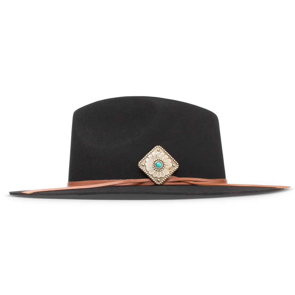 Charlie 1 Horse Lone Butte Black Flat Brim - Image 2
