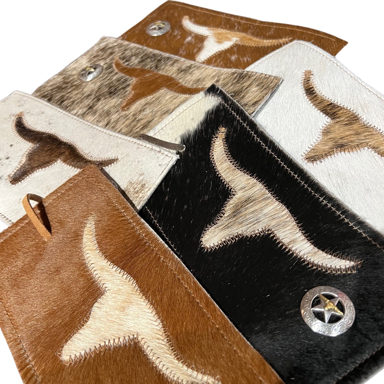 Gaucho Cowhide Longhorn Koozie - Image 3