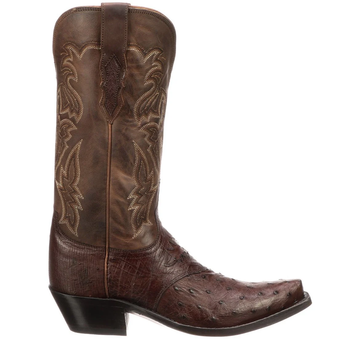 Lucchese Augusta Redwood FQ Ostrich Women's Boot M5601 - Image 2