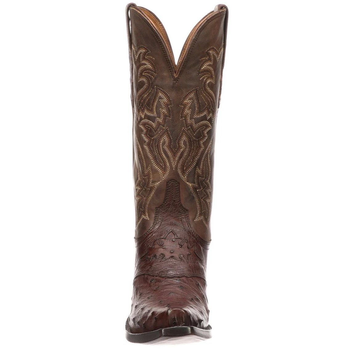 Lucchese Augusta Redwood FQ Ostrich Women's Boot M5601 - Image 3