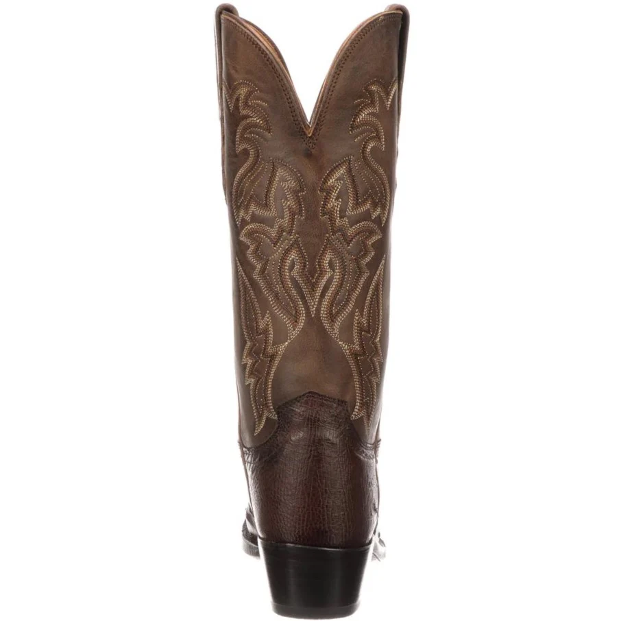 Lucchese Augusta Redwood FQ Ostrich Women's Boot M5601 - Image 4