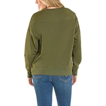 Rock & Roll Boot Stitch Women's Sweater LW32T07937 - Image 2