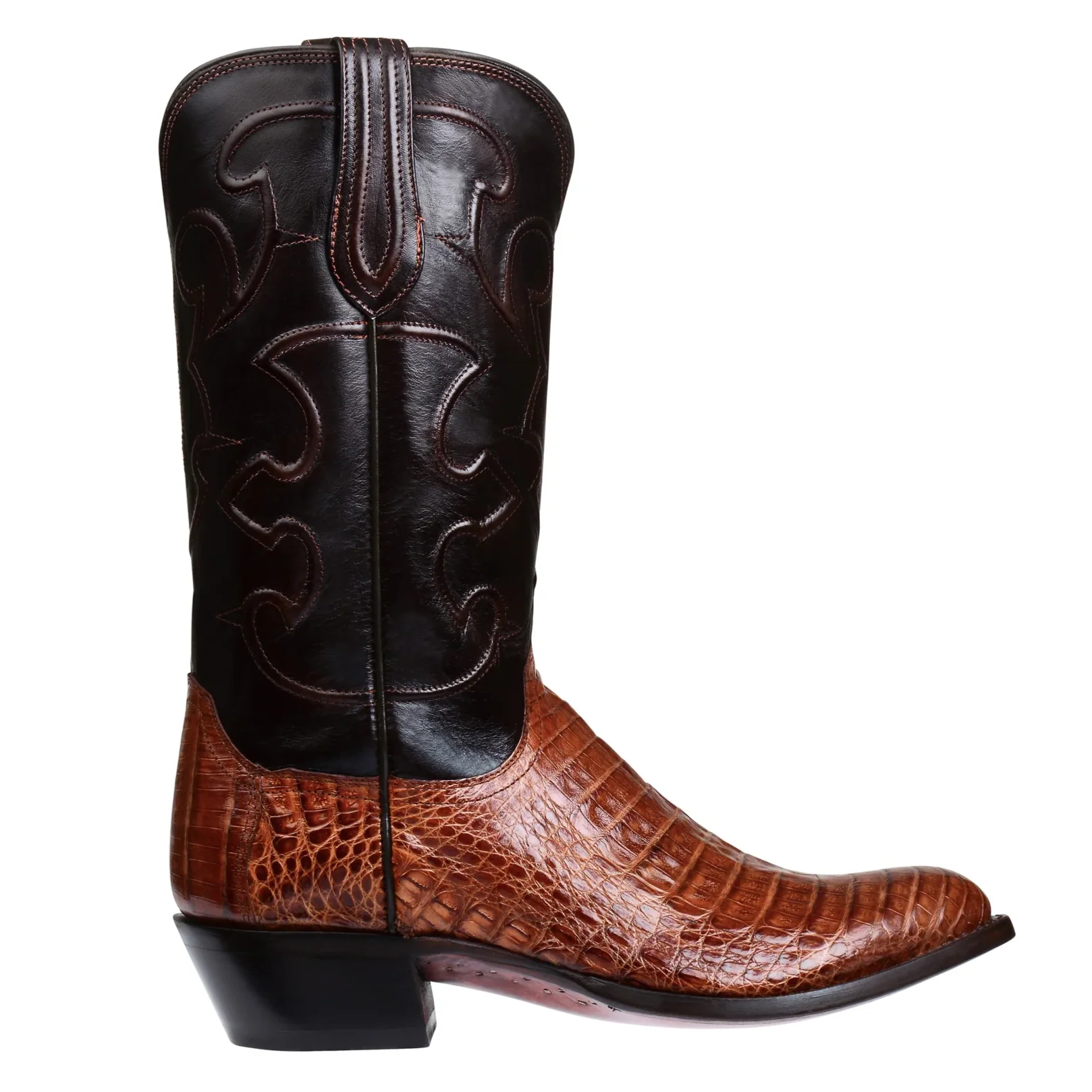 Lucchese Charles Sienna Brown Caiman Men's Boot M1635 - Image 2
