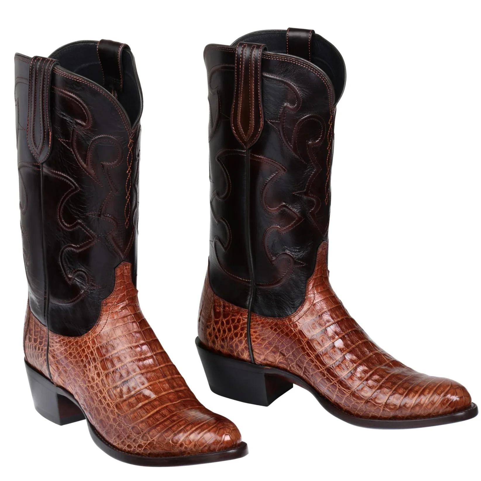 Lucchese Charles Sienna Brown Caiman Men's Boot M1635 - Image 4
