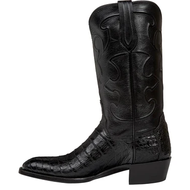 Lucchese Charles Black Caiman Belly Men's Boot M1636 - Image 3