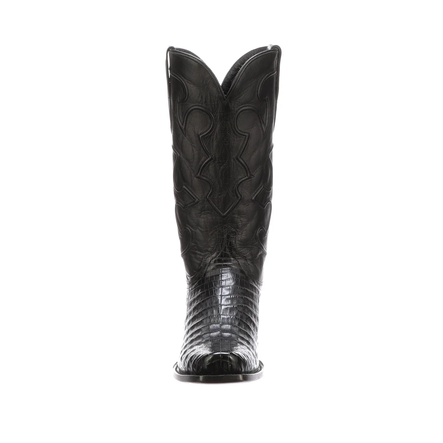 Lucchese Charles Black Caiman Belly Men's Boot M1636 - Image 4