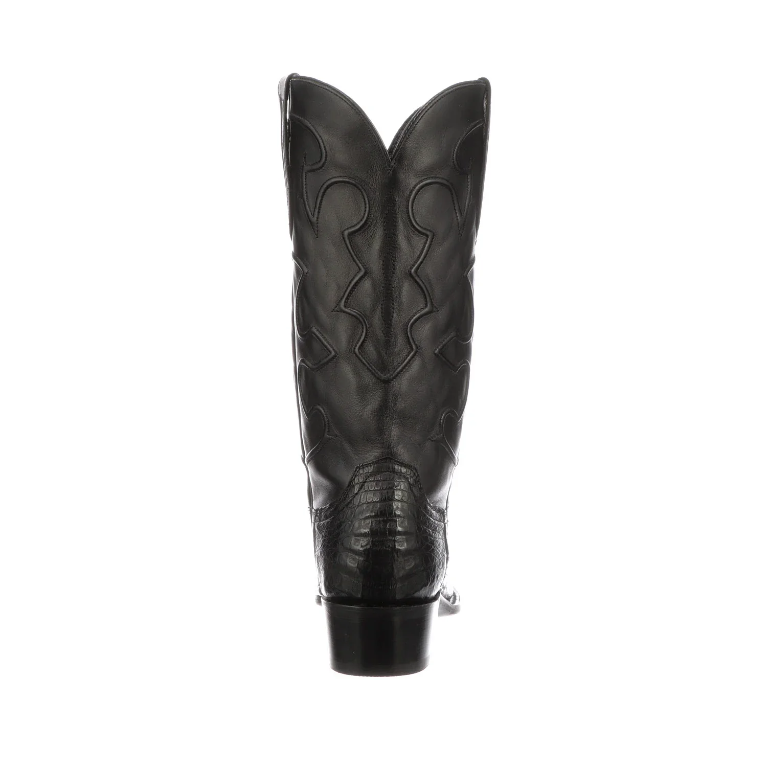 Lucchese Charles Black Caiman Belly Men's Boot M1636 - Image 5
