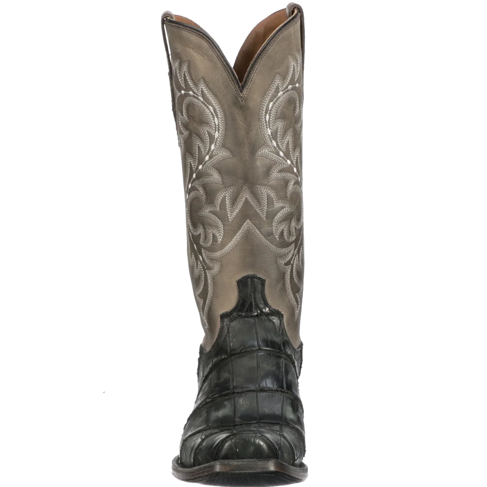 Lucchese Burke Black Alligator Men's Boot M3196 - Image 3
