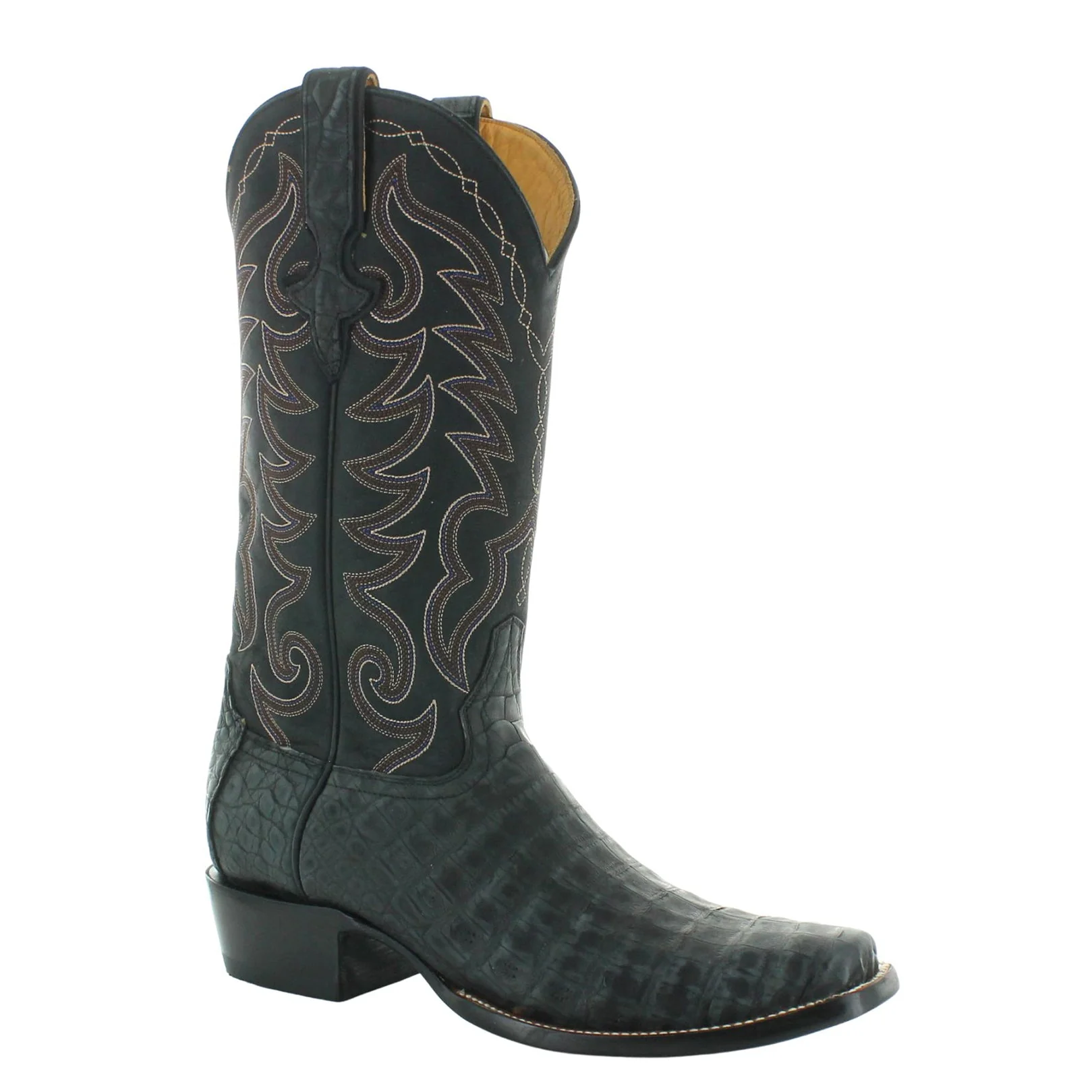 Old Gringo Amherst Black Sueded Caiman Men's Boot M3654-12