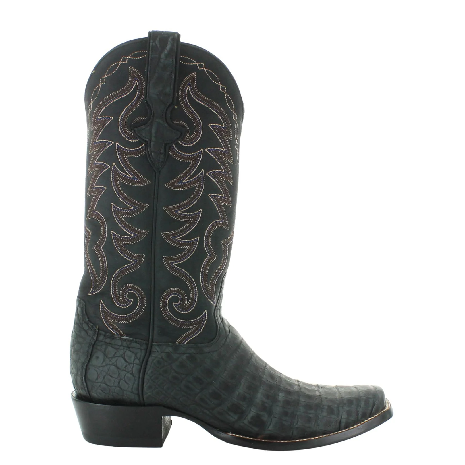 Old Gringo Amherst Black Sueded Caiman Men's Boot M3654-12 - Image 2