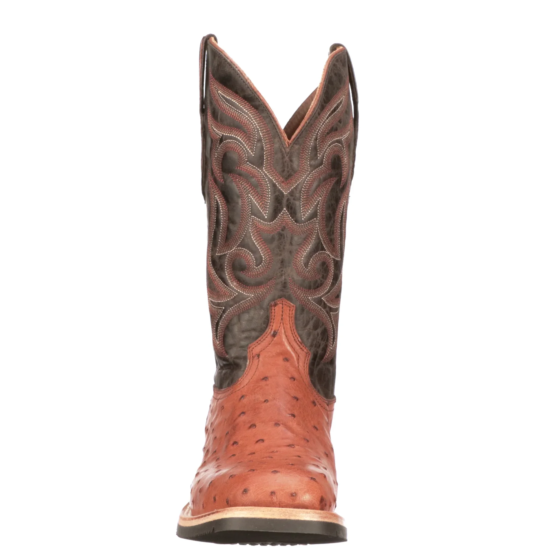 Lucchese Rowdy Cognac Ostrich Men's Boot M4553 - Image 3