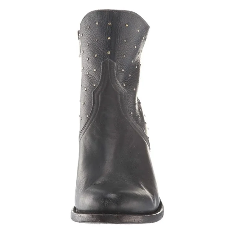 Lucchese Harley Black Stud Women's Bootie M6003 - Image 3