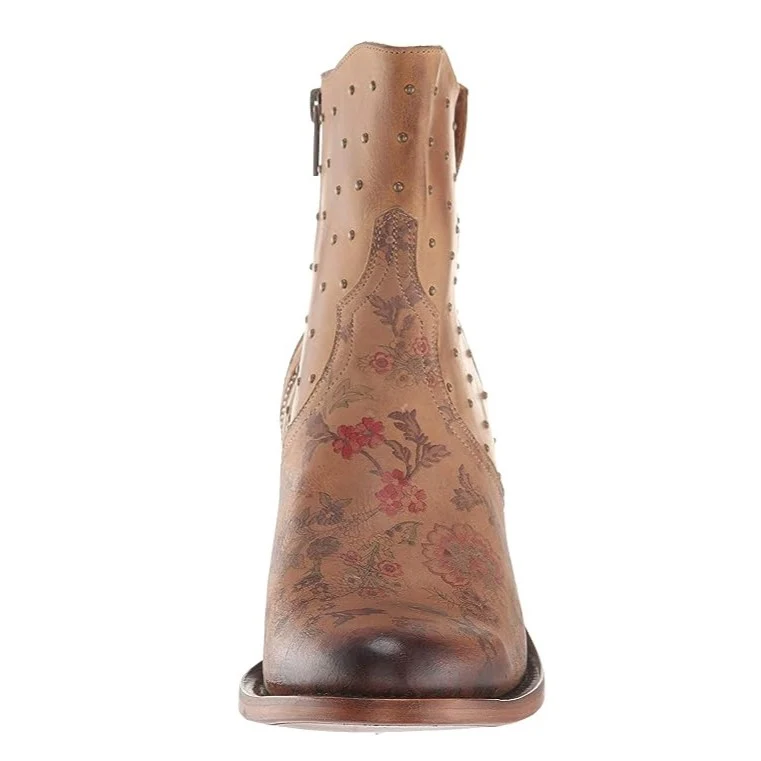 Lucchese Harley Floral Stud Women's Bootie M6004 - Image 3