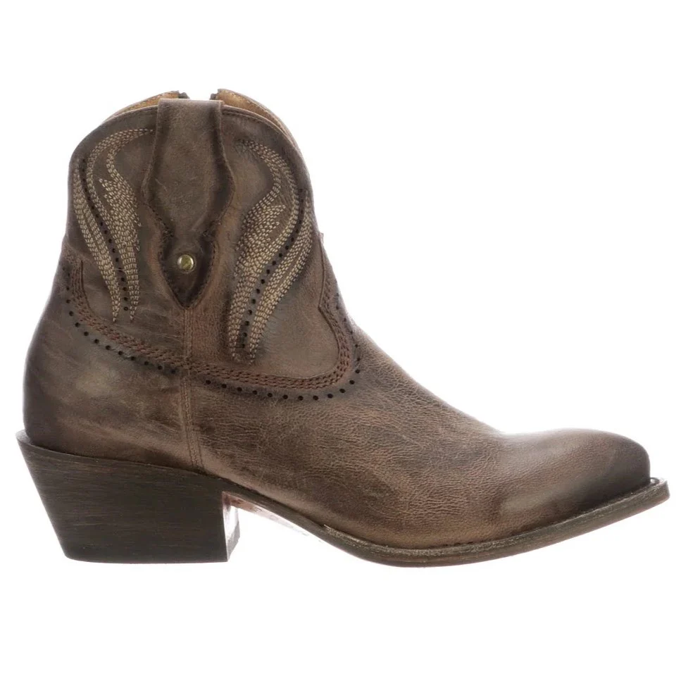 Lucchese Sabine Brown Women's Bootie M6039 - Image 2