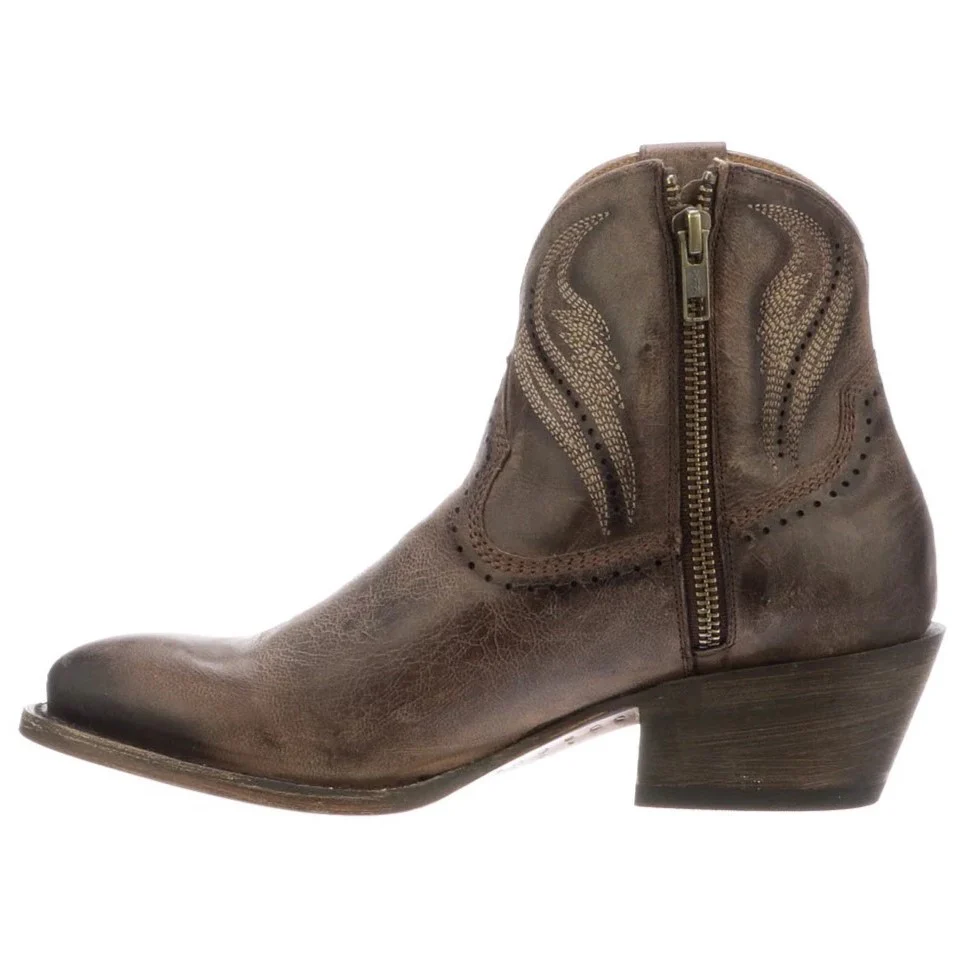 Lucchese Sabine Brown Women's Bootie M6039 - Image 3