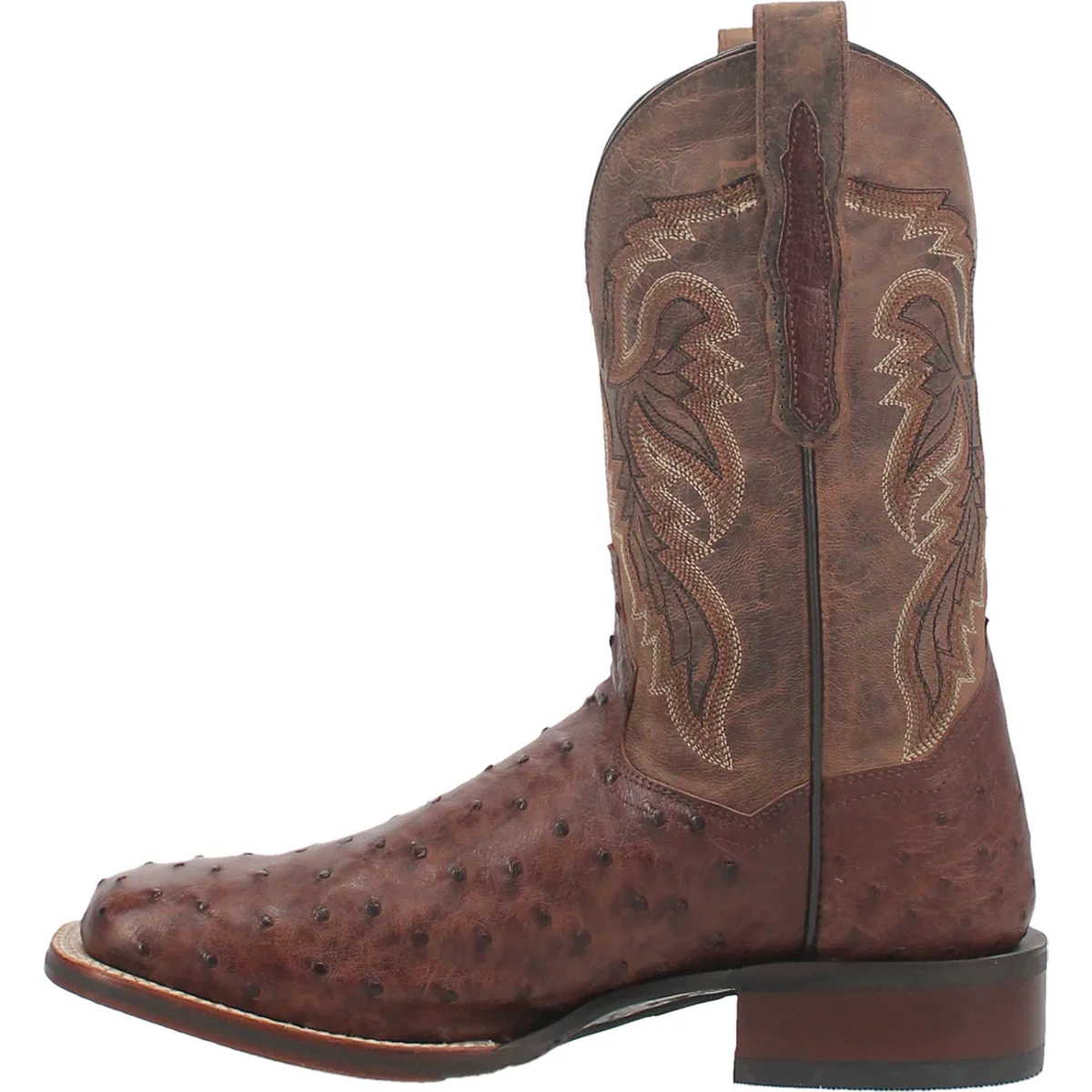 Dan Post Alamosa Chocolate FQ Ostrich Men's Boot DP3875 - Image 3