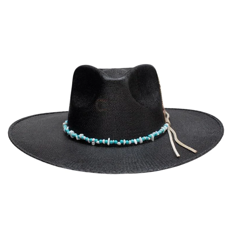 Charlie 1 Horse Midnight Toker Straw Flat Brim - Image 4