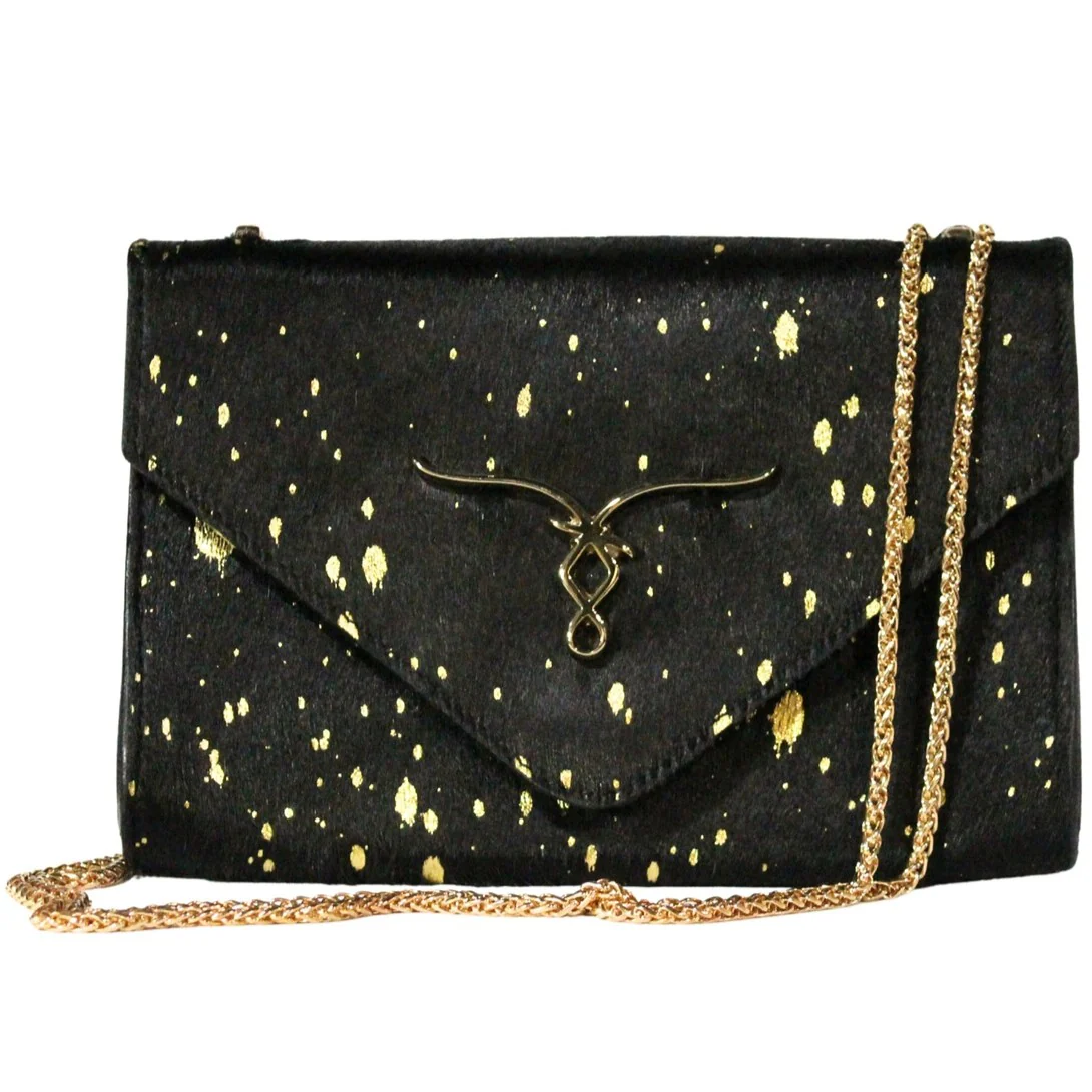 Jaac Arnold Montana Cowhide Black Crossbody
