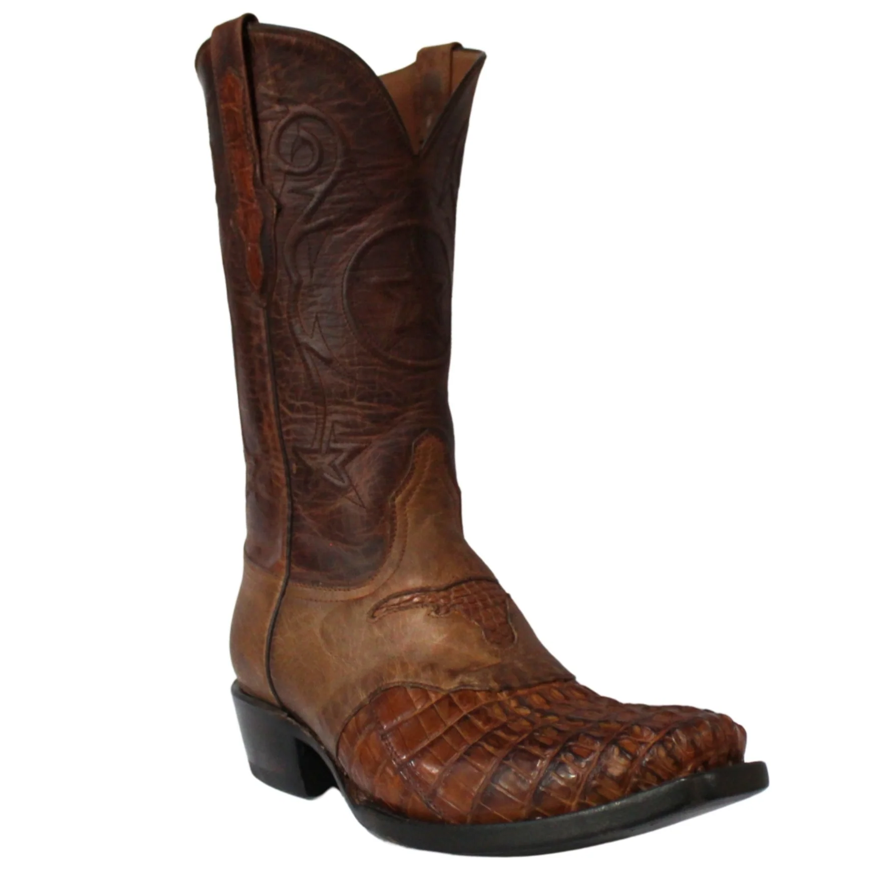 Black Jack Reverse Crocodile Tail Men's Boot MU157